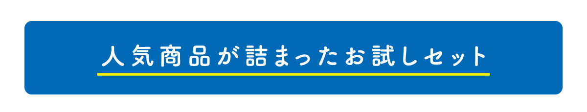 人気商品が詰まったお試しセット